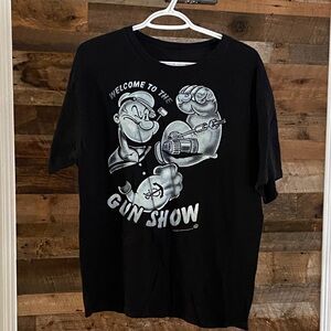 2 for $10 - PopEye’s Black Graphic T-Shirt